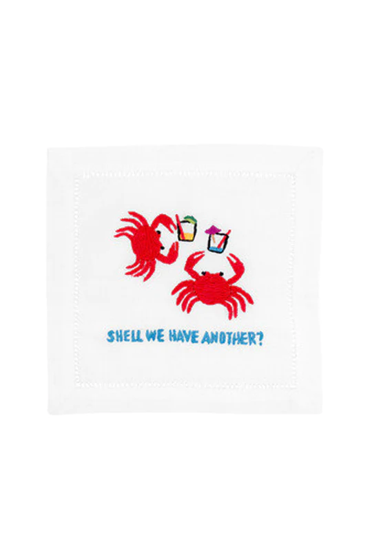 Shell We Never Another - Cocktail Napkin