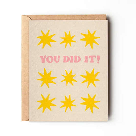 You Did It - Greeting Card